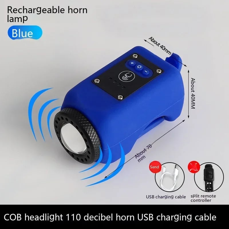URBANANNESTIFY™ 2-in-1 design with bike light and horn