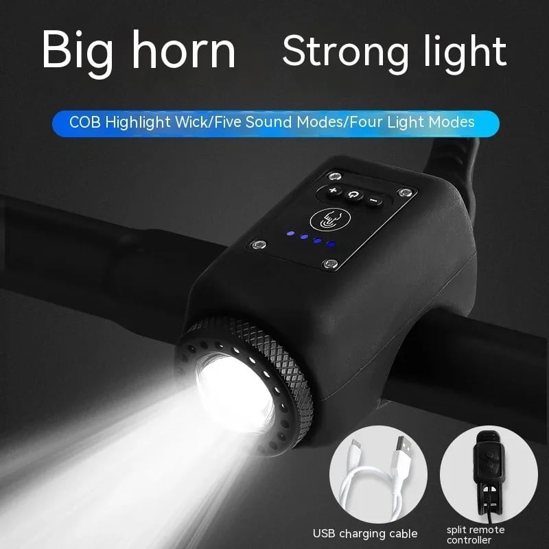 URBANANNESTIFY™ 2-in-1 design with bike light and horn