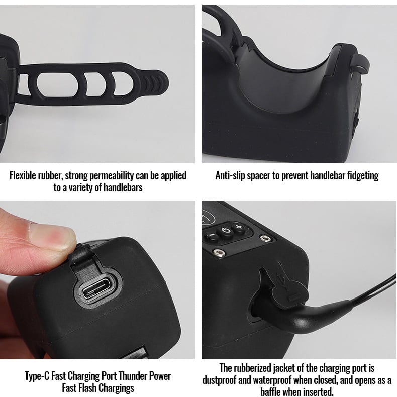 URBANANNESTIFY™ 2-in-1 design with bike light and horn