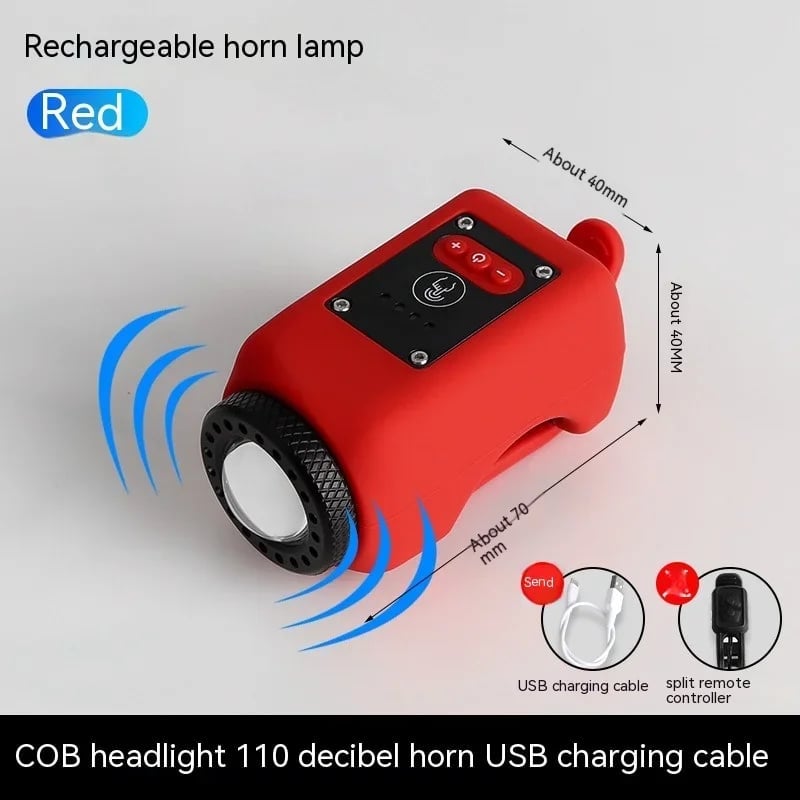 URBANANNESTIFY™ 2-in-1 design with bike light and horn