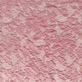 Pink Sheer Embroidery Lace - Stretch Lace with Intricate Flower
