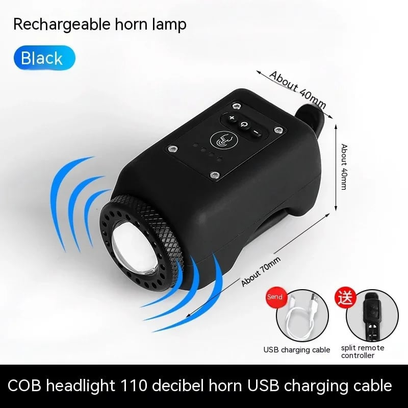 URBANANNESTIFY™ 2-in-1 design with bike light and horn